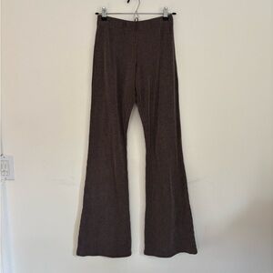 Urban Outfitters Brown Ribbed Flare Pants - Size Medium